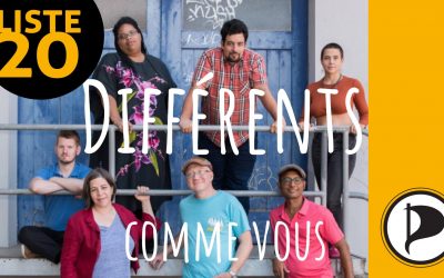 Le Parti Pirate Vaudois vous présente sa liste et sa campagne. Le PPVD est comme vous, différent !